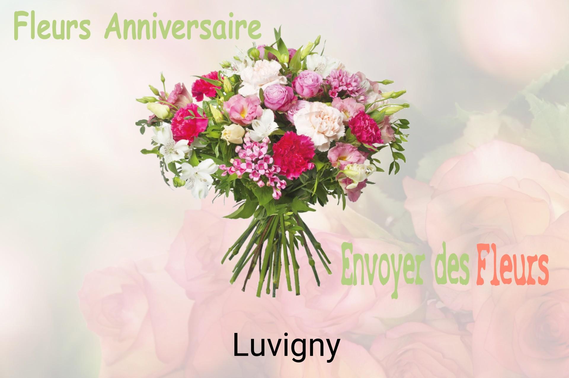 Bouquet de fleurs d’anniversaire livré à Luvigny
